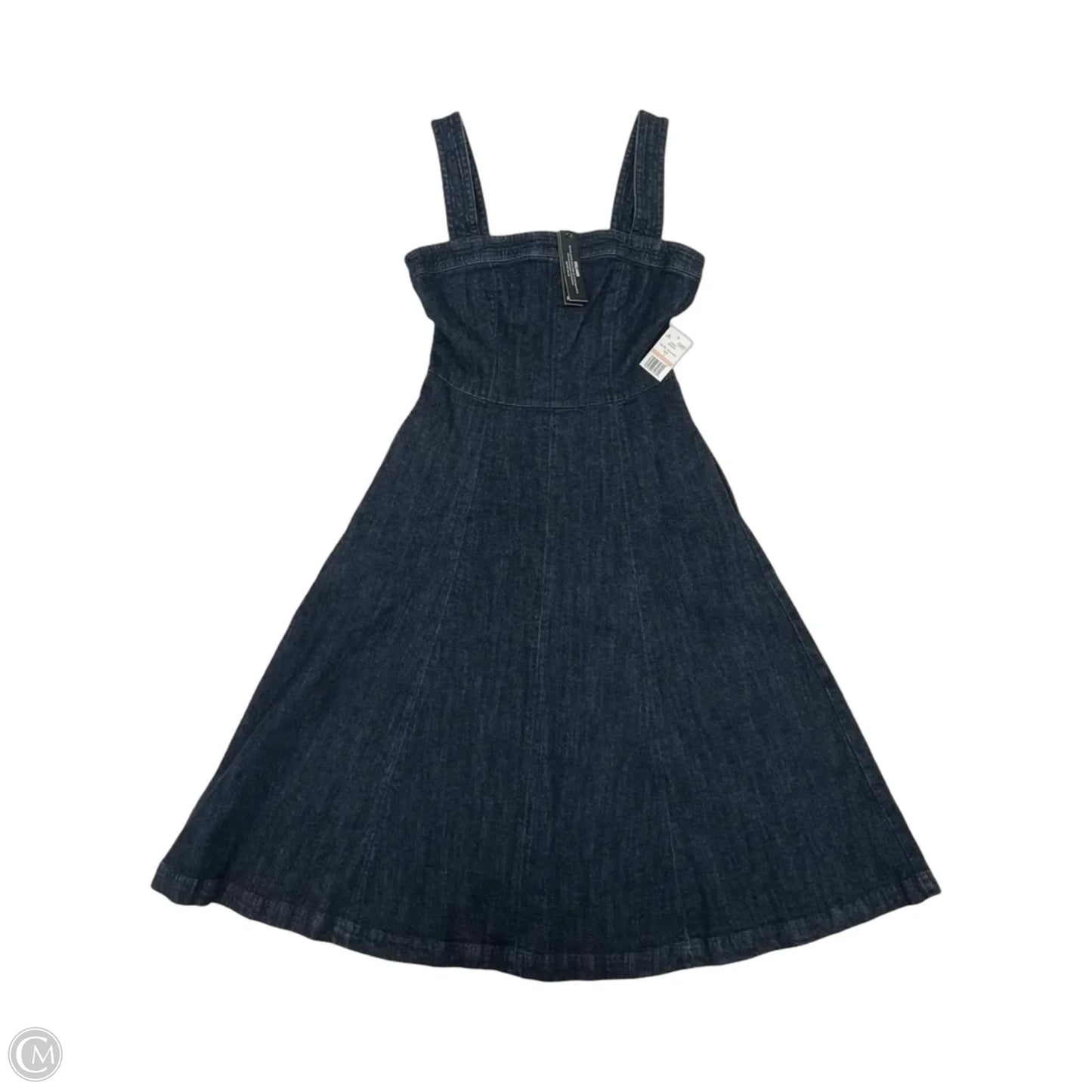 Dress Casual Midi By Steve Madden In Blue Denim, Size: 2