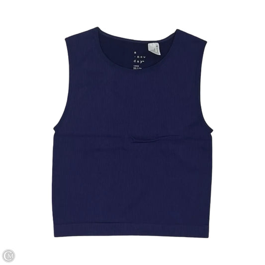 Tank Top By A New Day In Navy, Size: L