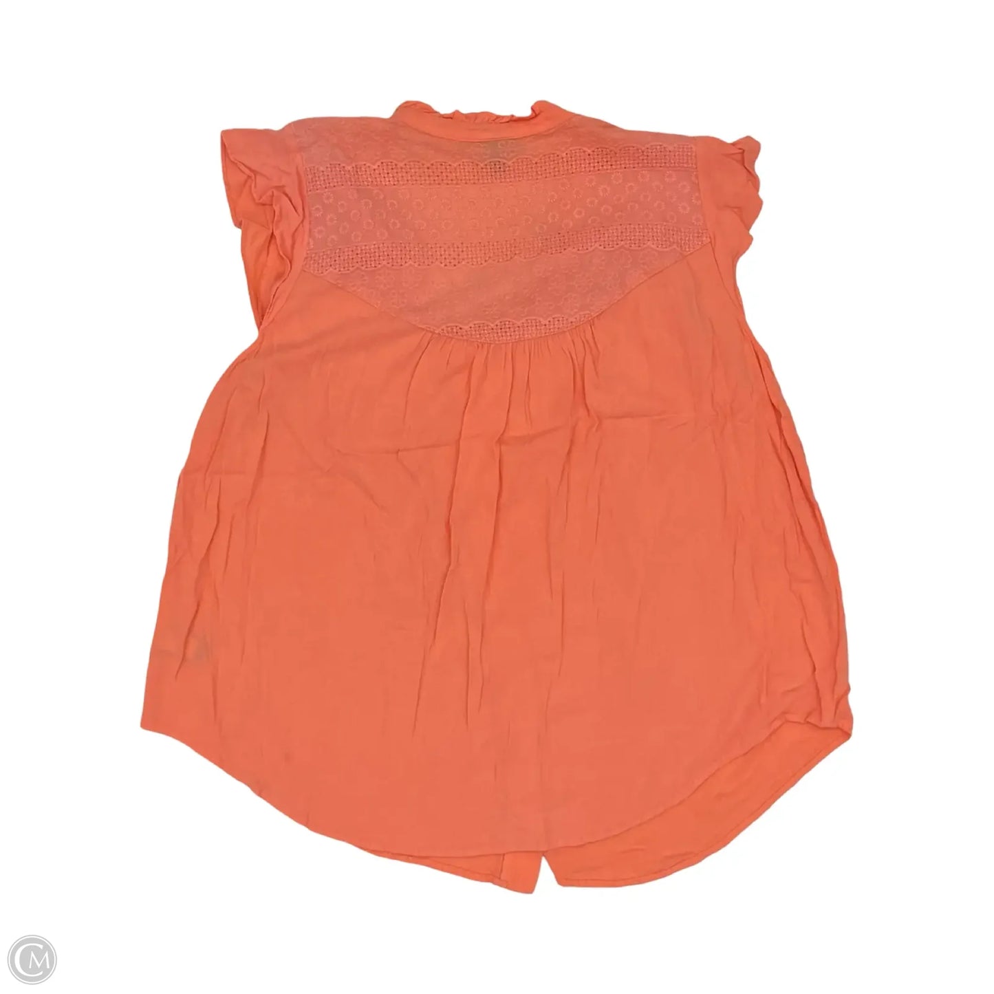 Blouse Short Sleeve By Torrid In Orange, Size: 1x