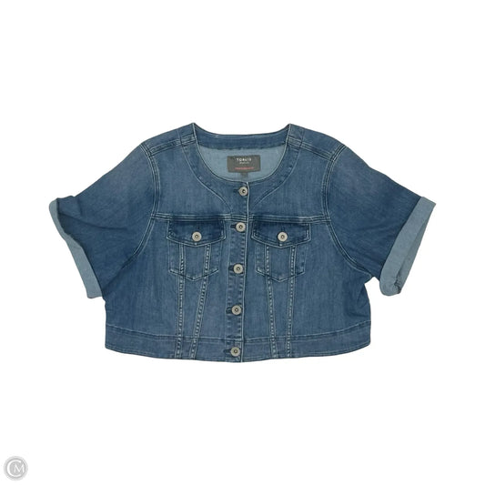 Jacket Denim By Torrid In Blue Denim, Size: 2x