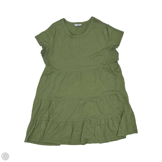 Dress Casual Short By Time And Tru In Green, Size: Xl