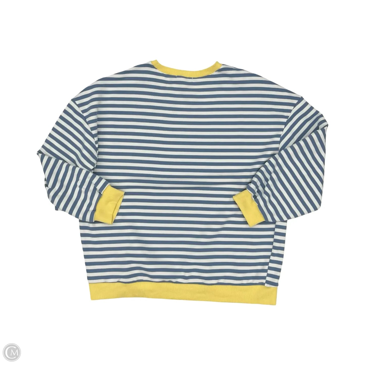 Sweatshirt Crewneck By Trendy Queen In Striped Pattern, Size: Xl