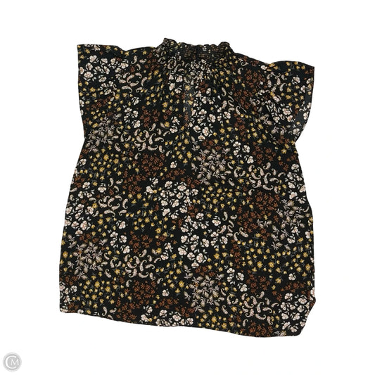 Blouse Short Sleeve By Maurices In Multi-colored, Size: Xl