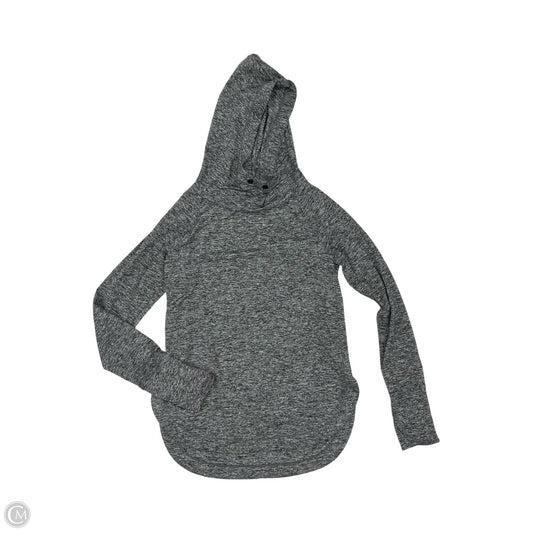 Athletic Top Long Sleeve Hoodie By Athleta In Grey, Size: S