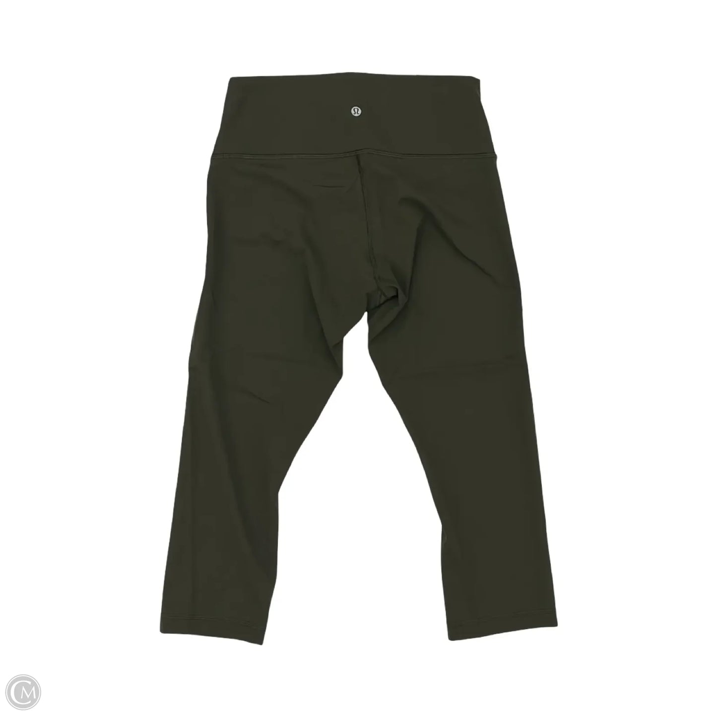 Athletic Leggings Capris By Lululemon In Green, Size: M