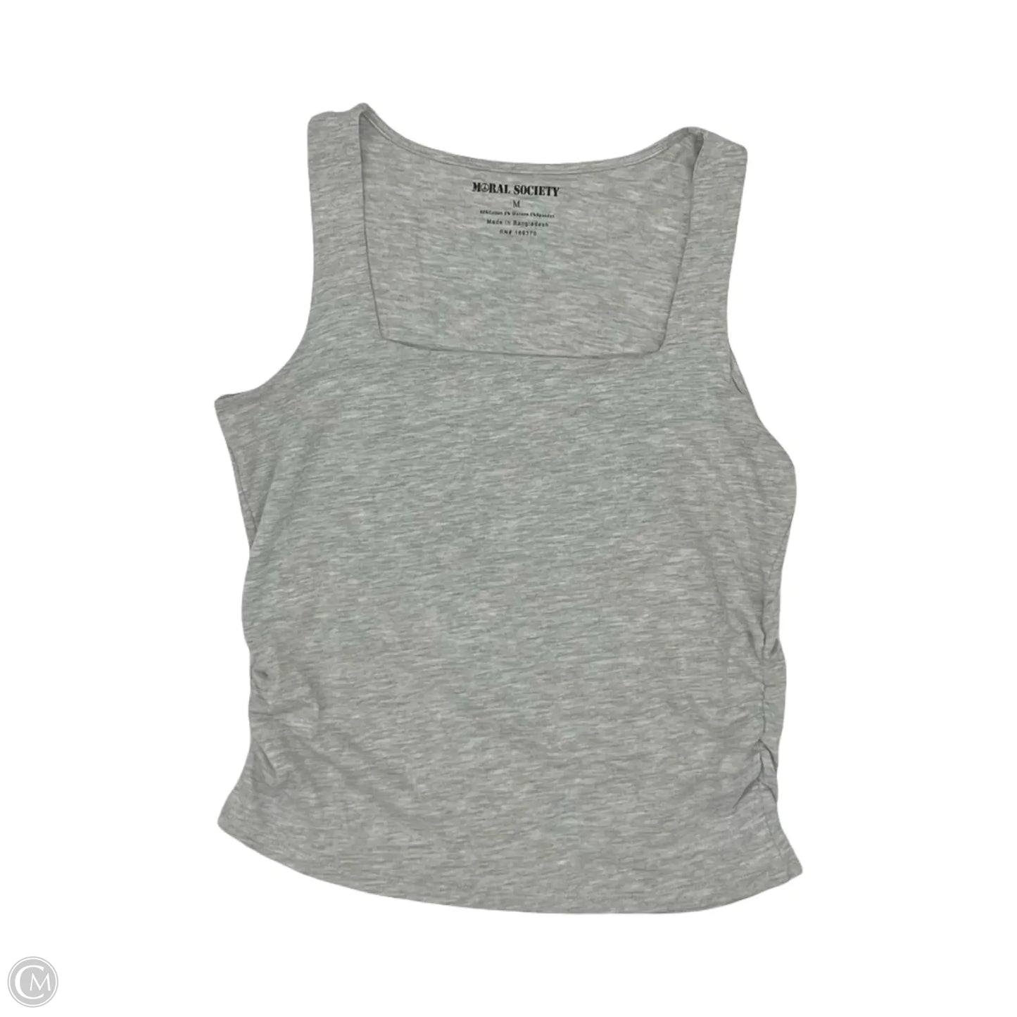 Tank Top By Clothes Mentor In Grey, Size: M
