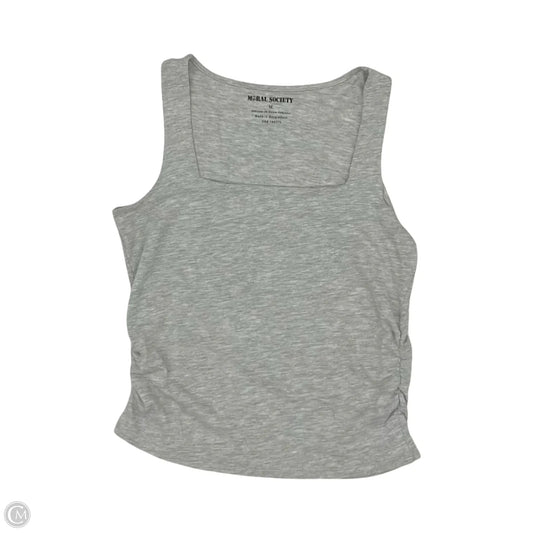 Tank Top By Clothes Mentor In Grey, Size: M