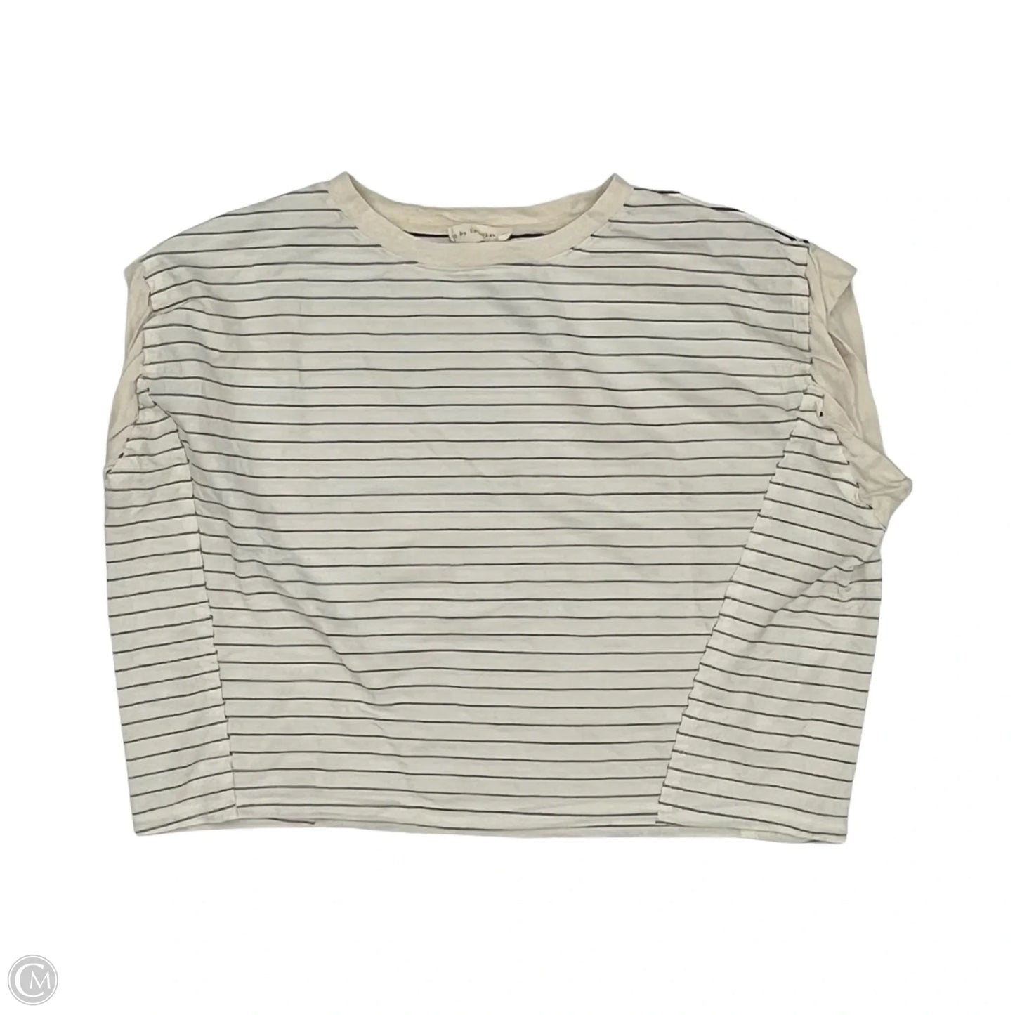 Top Short Sleeve By By Together In Striped Pattern, Size: S