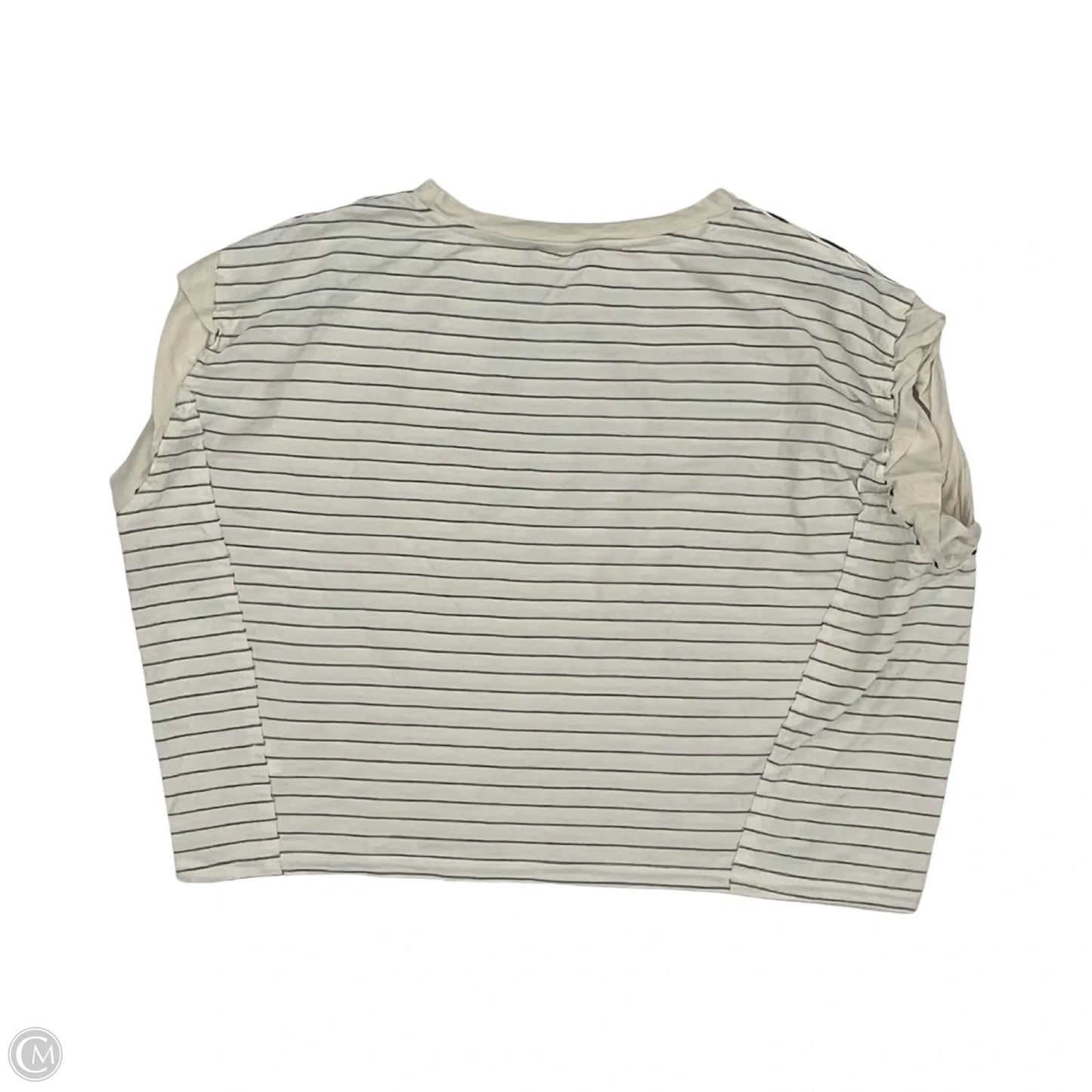 Top Short Sleeve By By Together In Striped Pattern, Size: S