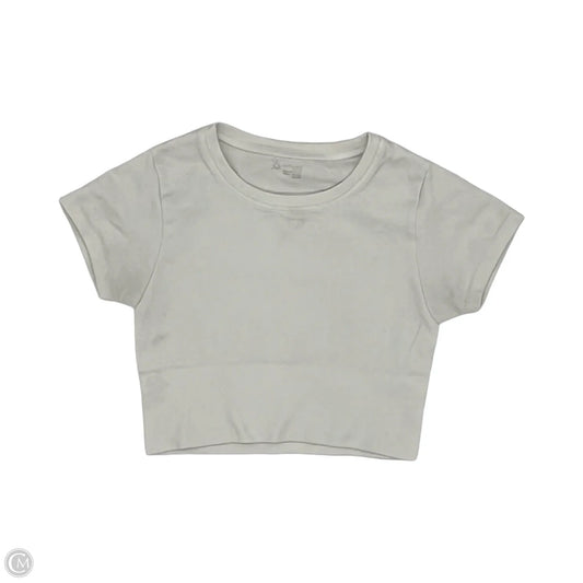 Athletic Top Short Sleeve By Aerie In Cream, Size: Xs