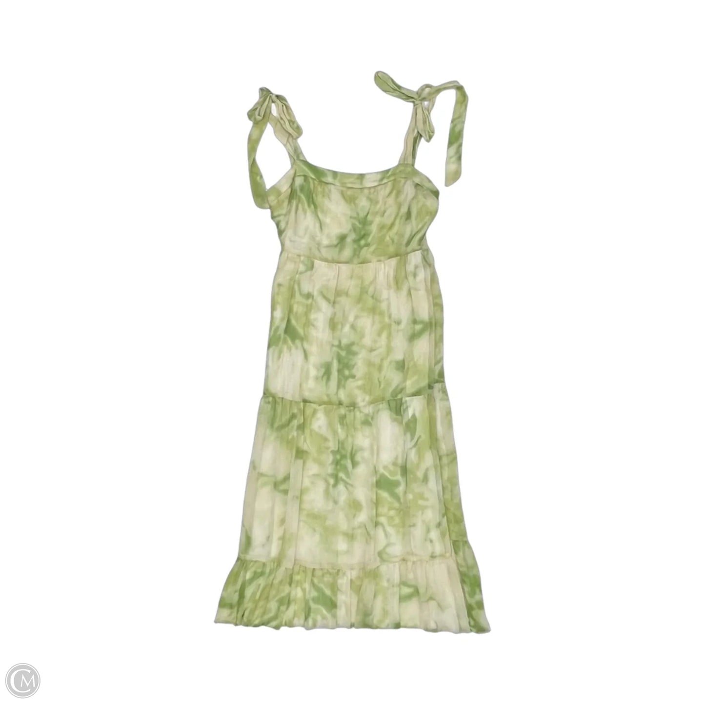 Dress Party Long By Line & Dot In Green & White, Size: Xs