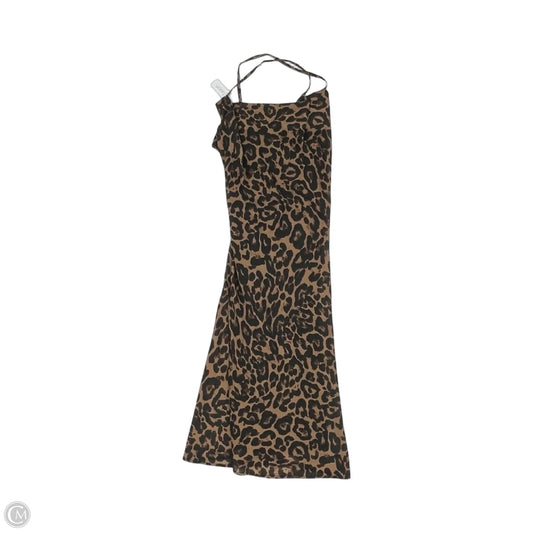 Dress Party Midi By Clothes Mentor In Leopard Print, Size: S