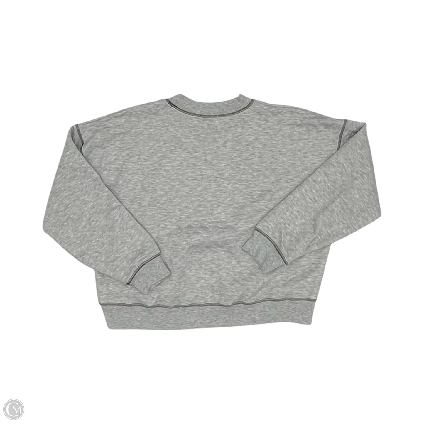 Sweatshirt Crewneck By Clothes Mentor In Grey, Size: L