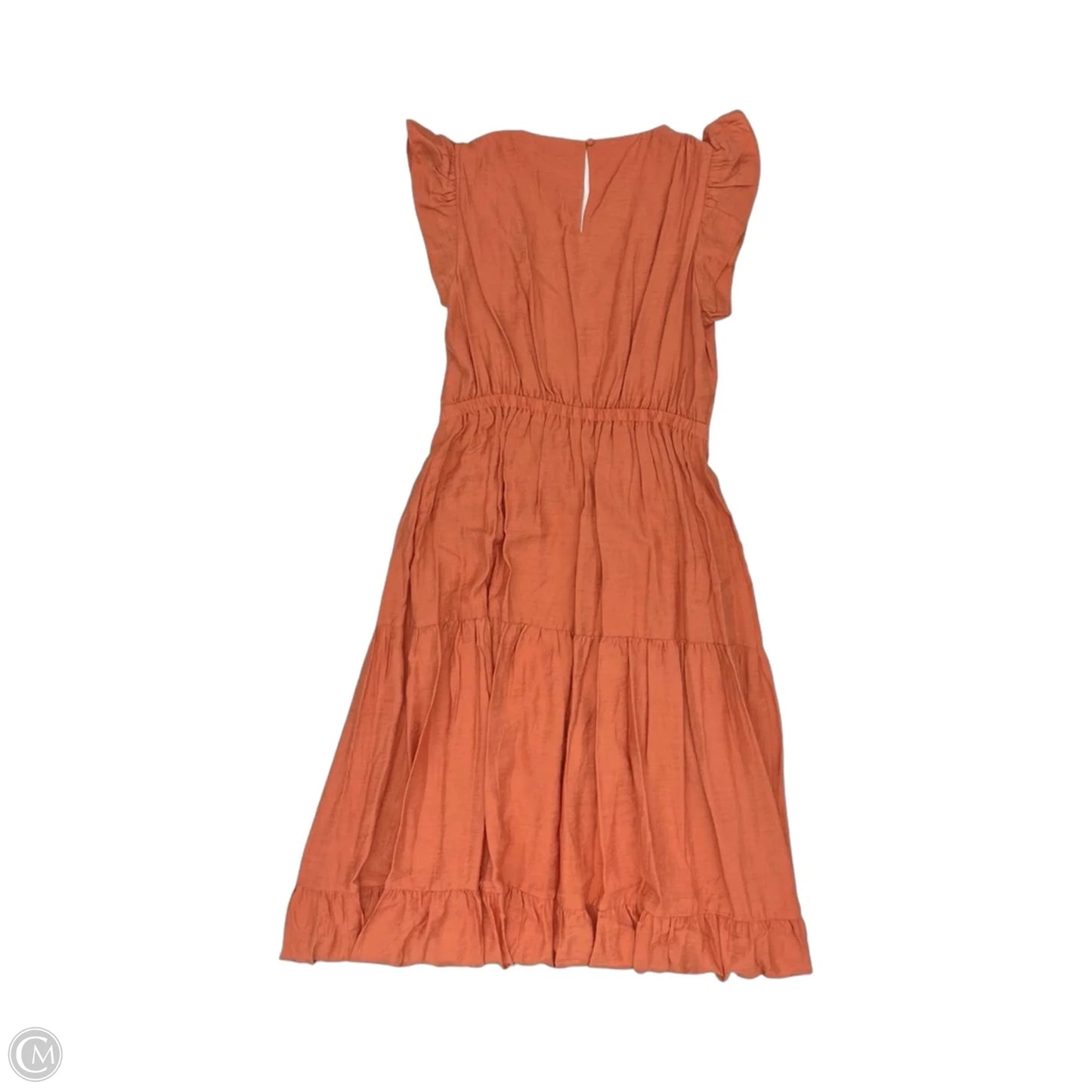 Dress Party Long By Express In Orange, Size: M
