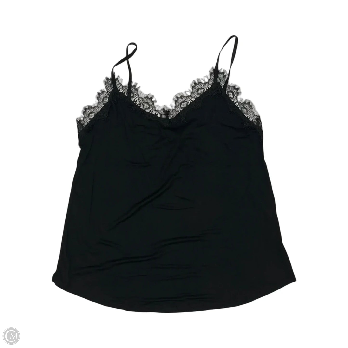 Blouse Sleeveless By Clothes Mentor In Black, Size: L