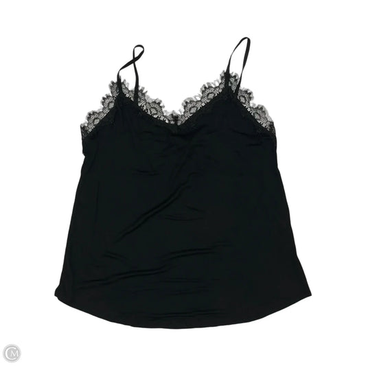 Blouse Sleeveless By Clothes Mentor In Black, Size: L