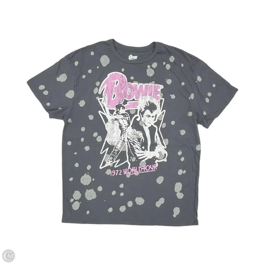 Top Short Sleeve By Clothes Mentor In Grey, Size: L