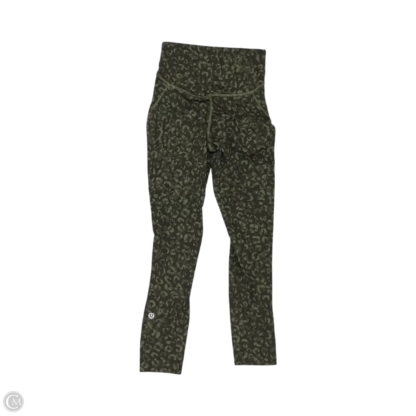 Athletic Leggings Capris By Lululemon In Green, Size: Xs