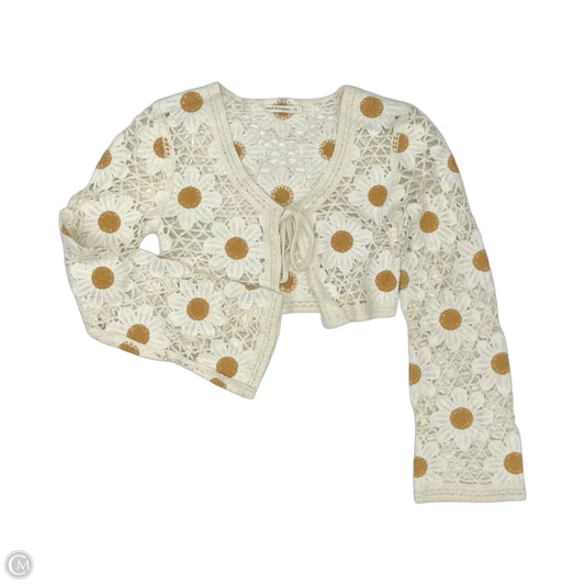 Cardigan By Moon And Madison In Floral Print, Size: S