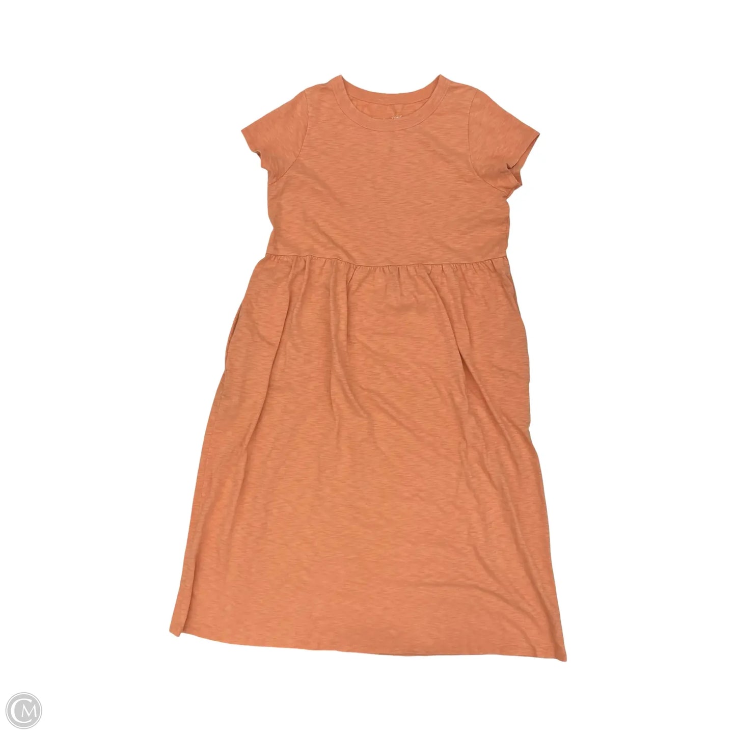 Dress Casual Midi By Universal Thread In Orange, Size: L