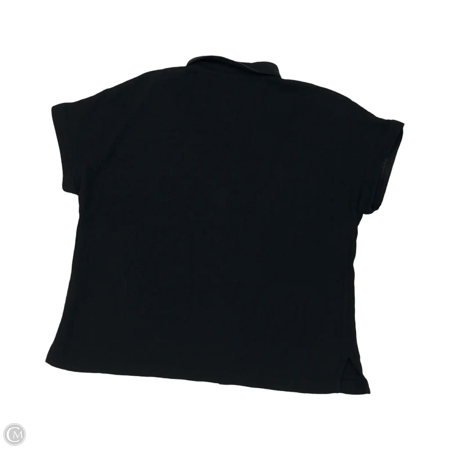 Top Short Sleeve By J. Jill In Black, Size: Mp