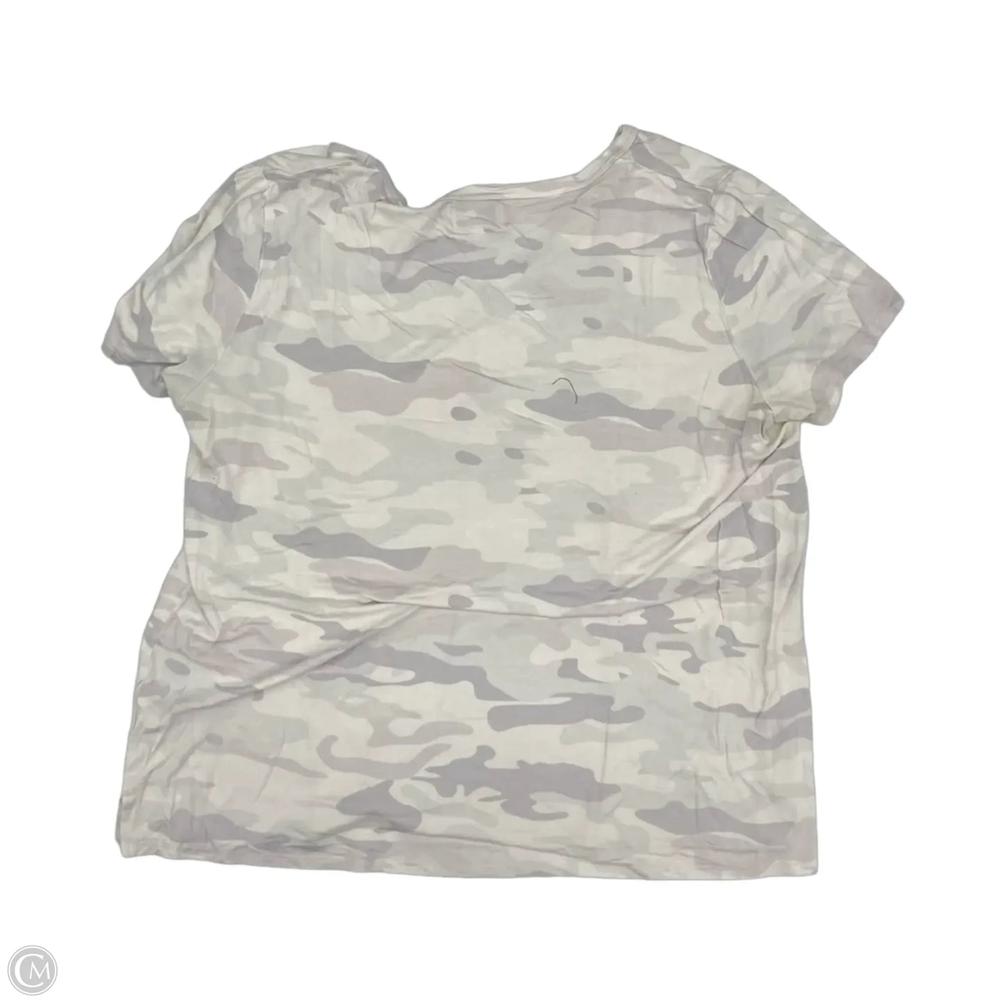 Top Short Sleeve By Mudpie In Camouflage Print, Size: L