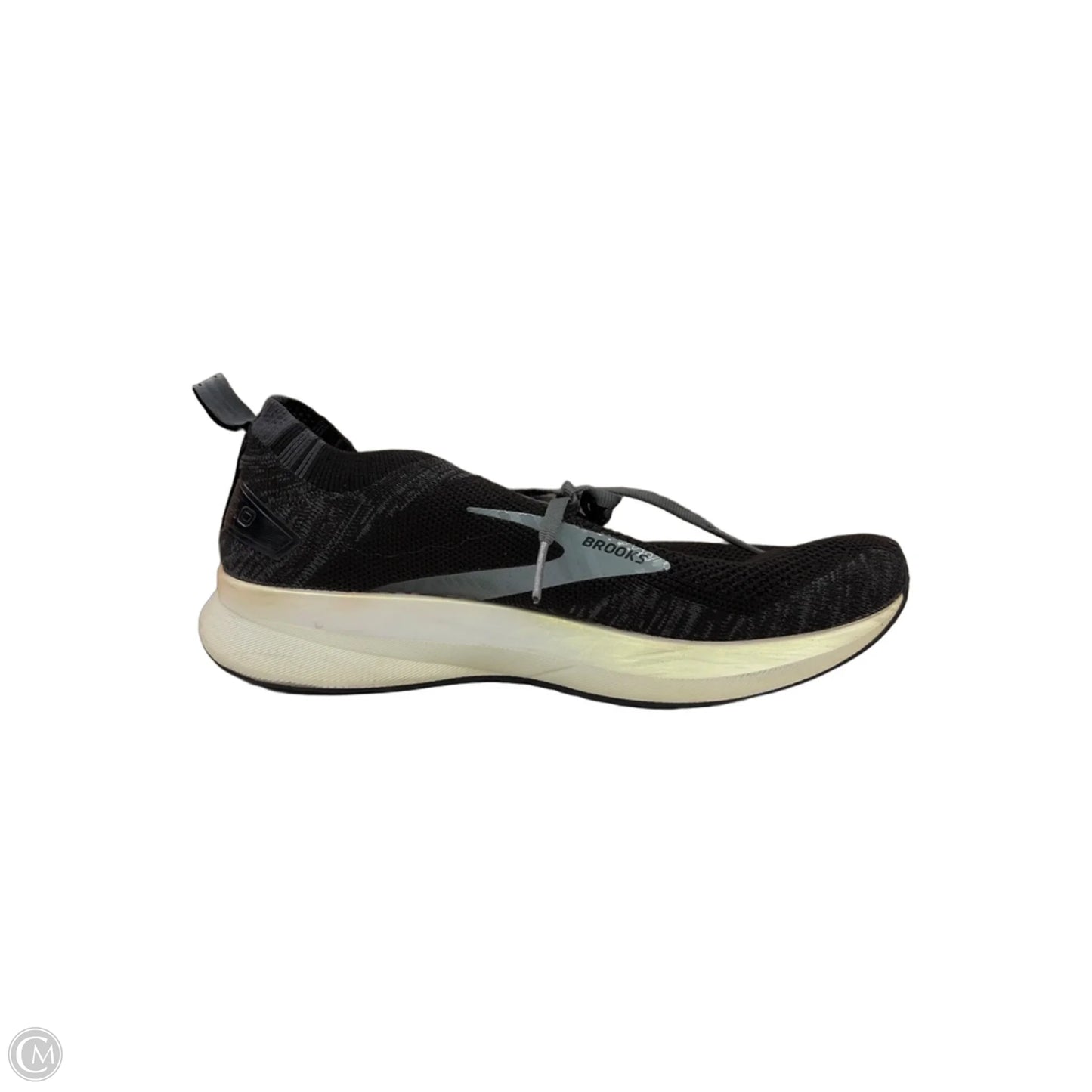 Shoes Athletic By Brooks In Black & Grey, Size: 8.5