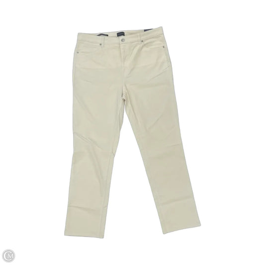 Pants Corduroy By Talbots In Cream, Size: 14