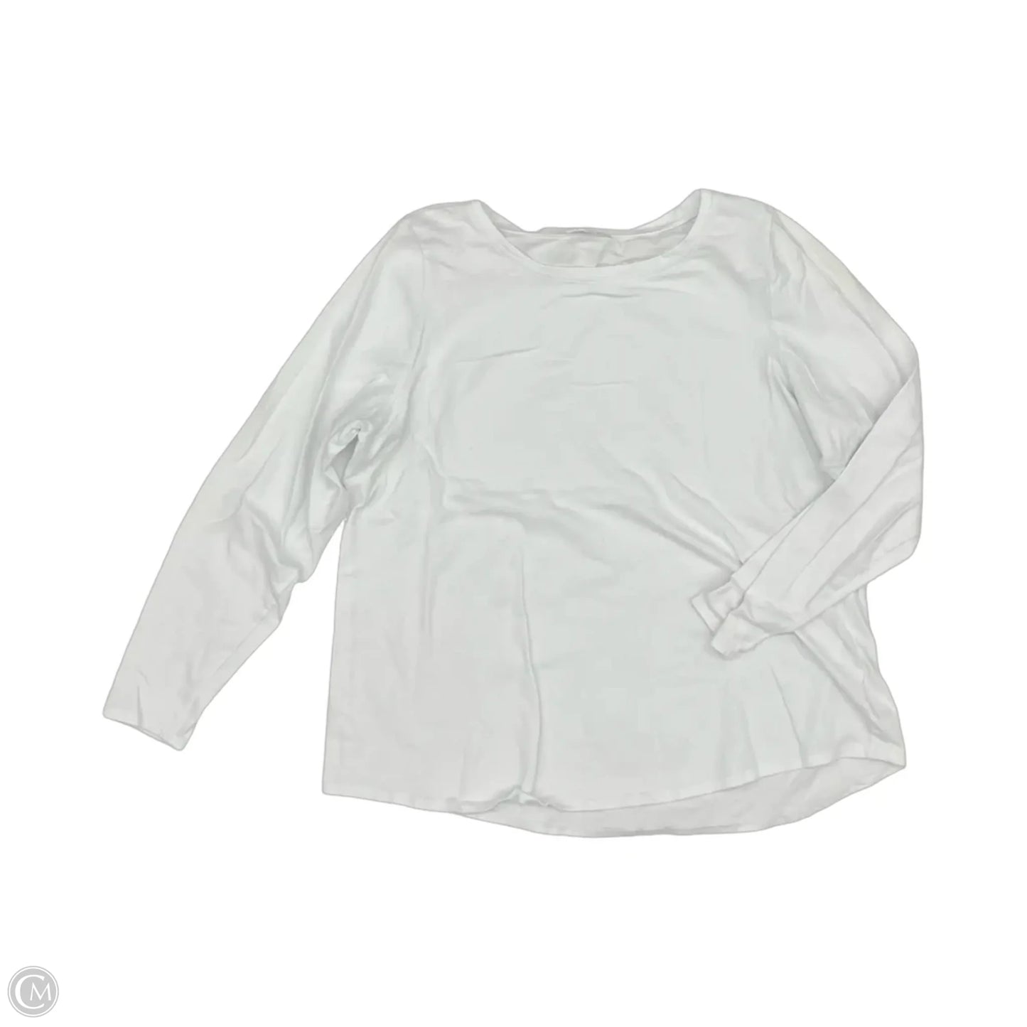 Top Long Sleeve By Clothes Mentor In White, Size: Xl