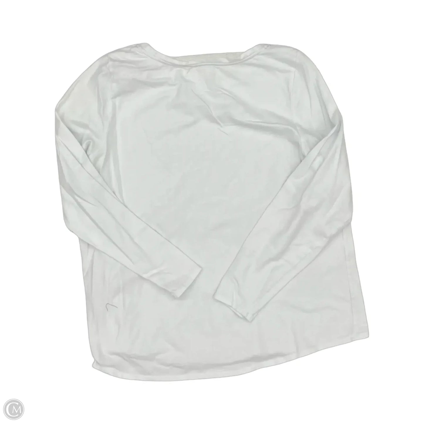 Top Long Sleeve By Clothes Mentor In White, Size: Xl