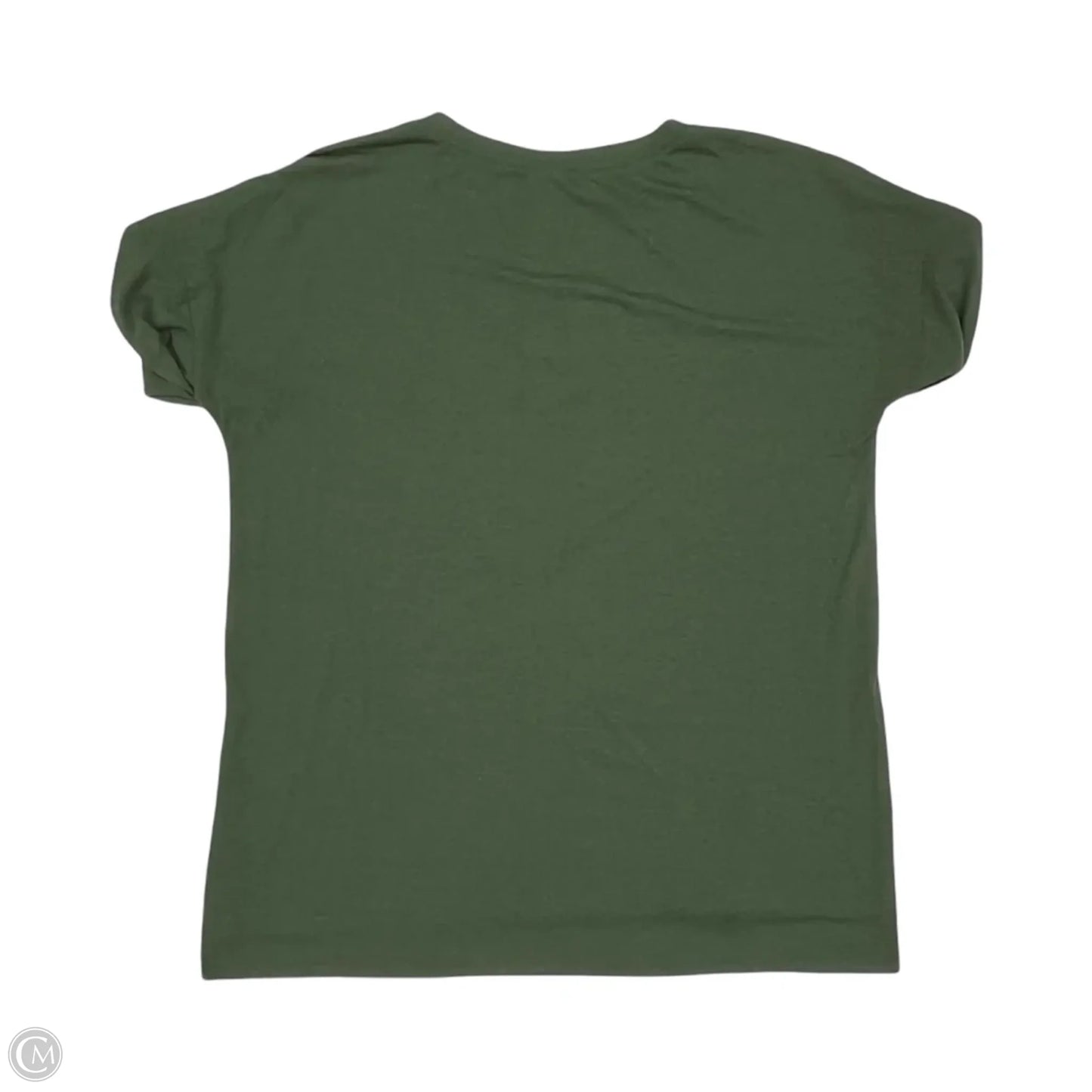 Top Short Sleeve By Zenana In Green, Size: L