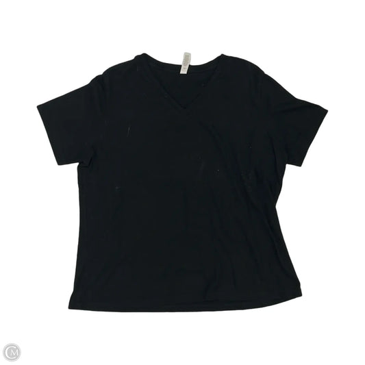 Top Short Sleeve By Bella + Canvas In Black, Size: Xl