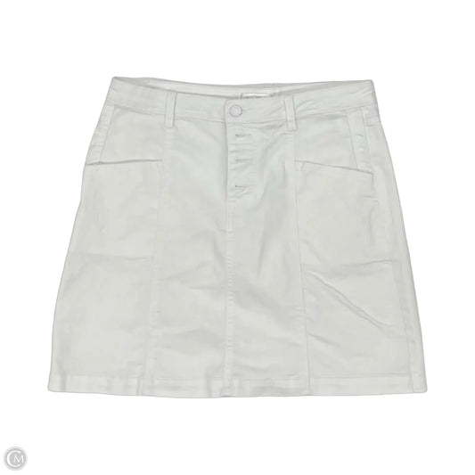 Skirt Mini & Short By Daily Thread In White Denim, Size: M