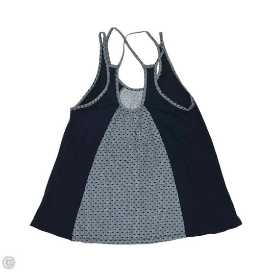 Tank Top By Cabi In Blue & Cream, Size: S