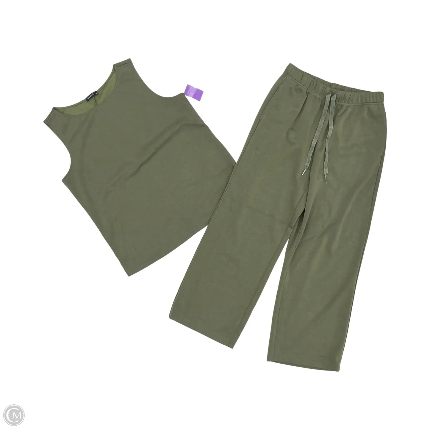 Pants Set 2pc By Clothes Mentor In Green, Size: M