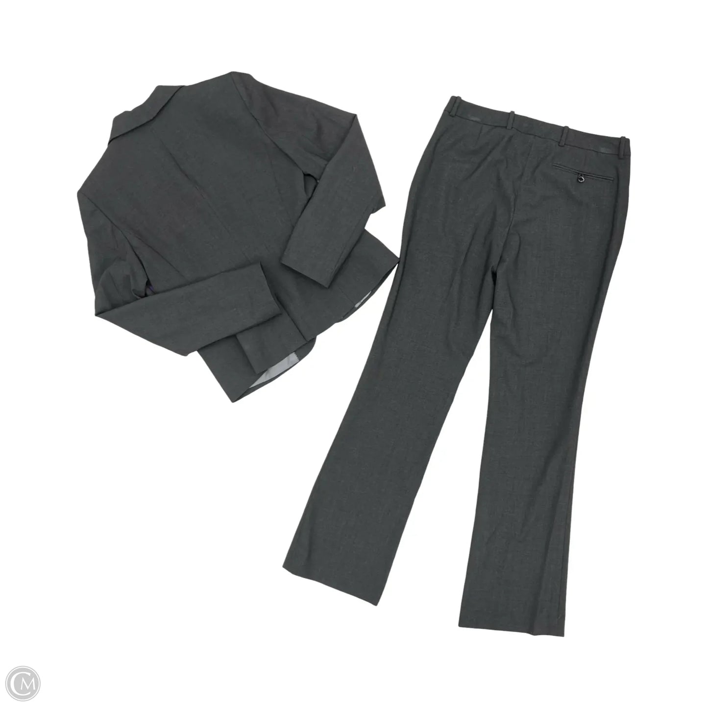 Pants Suit 2pc By Calvin Klein In Grey, Size: Xs