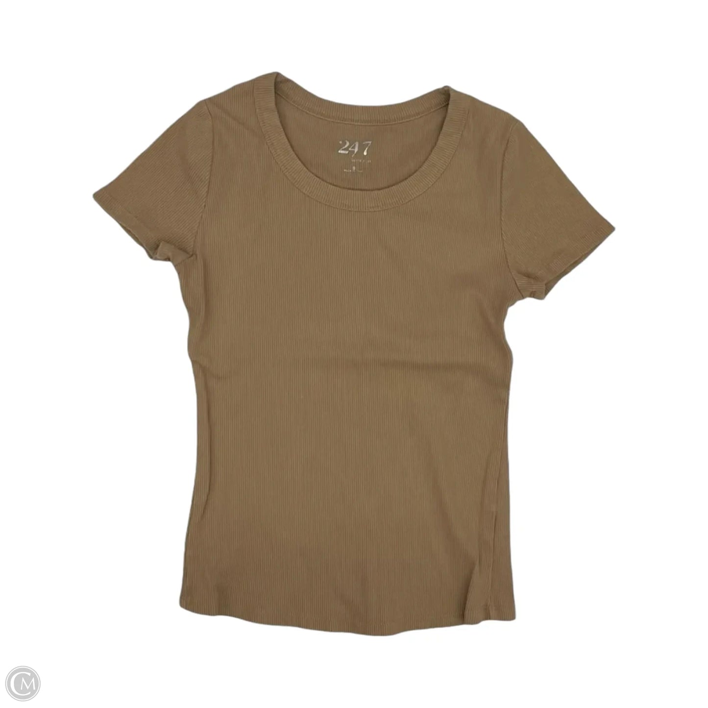 Top Short Sleeve By Maurices In Brown, Size: S