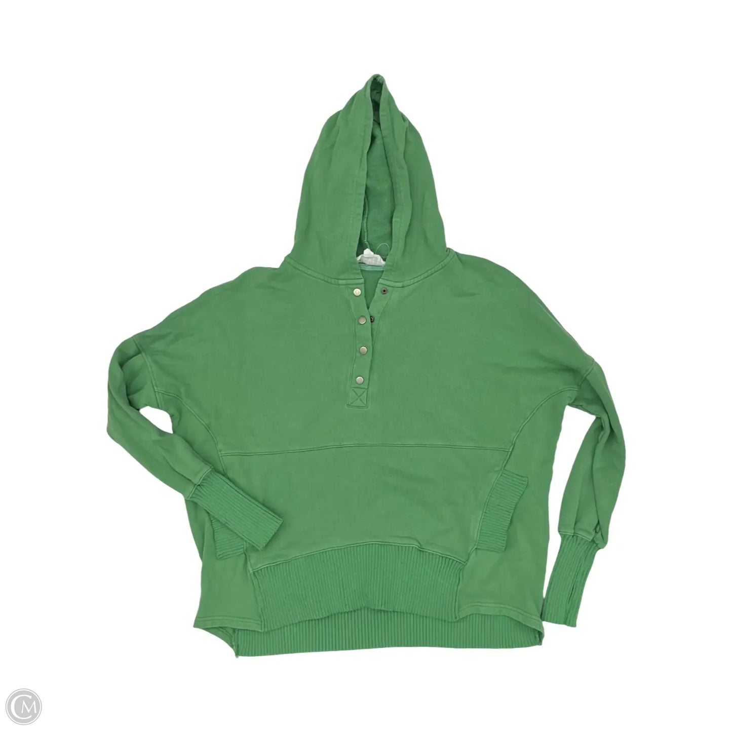 Sweatshirt Hoodie By Bucketlist In Green, Size: S