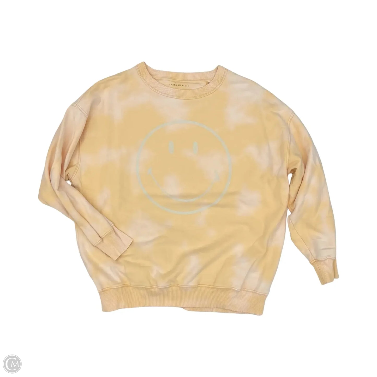 Sweatshirt Crewneck By American Eagle In Orange, Size: S