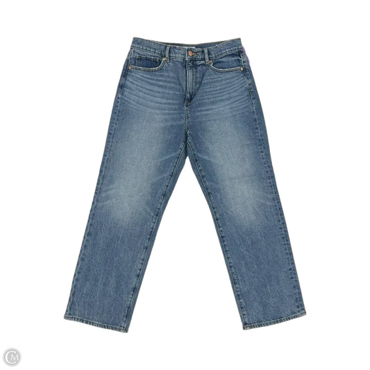 Jeans Straight By Loft In Blue Denim, Size: 4