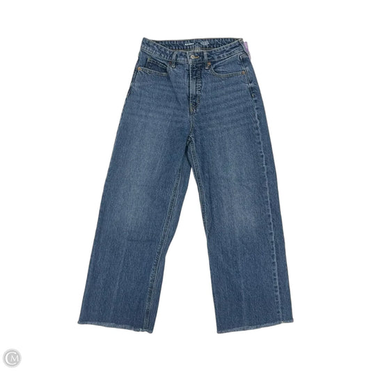 Jeans Wide Leg By Old Navy In Blue Denim, Size: 4