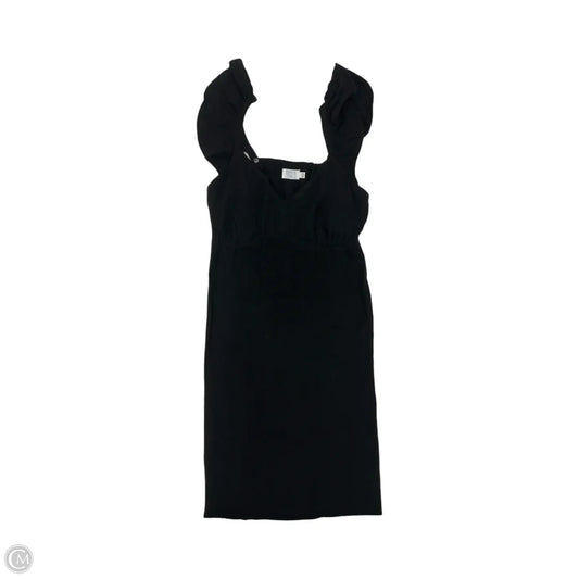 Dress Casual Midi By Time And Tru In Black, Size: M