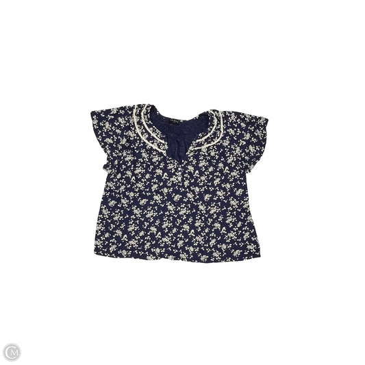 Blouse Short Sleeve By Lane Bryant In Floral Print, Size: 4x