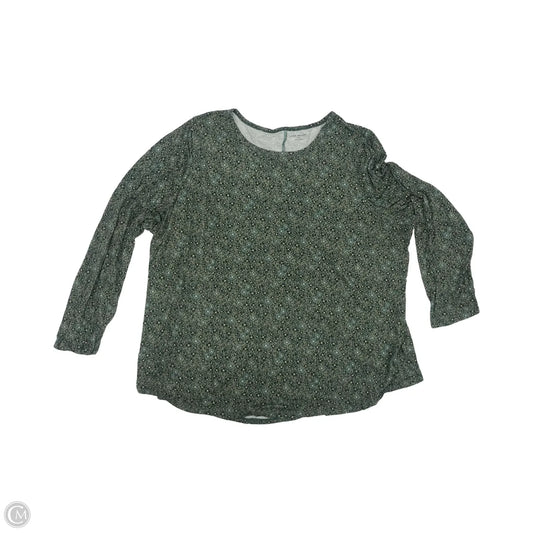 Top Long Sleeve By Lane Bryant In Green, Size: 4x