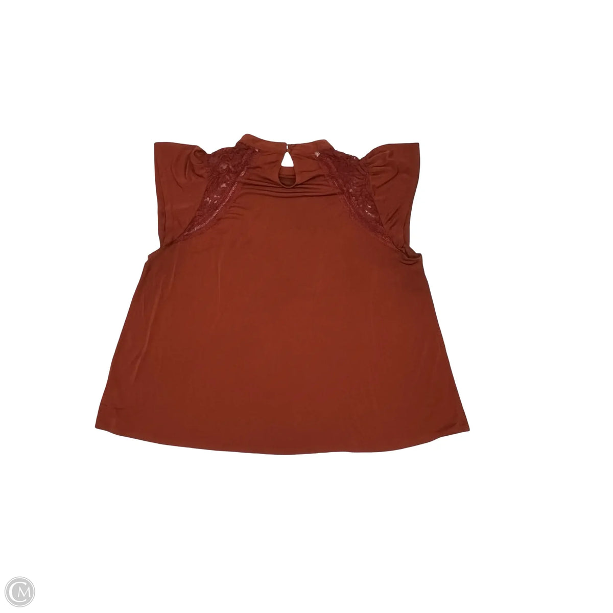 Blouse Short Sleeve By Torrid In Orange, Size: 7