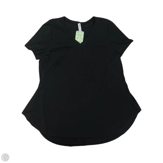 Top Short Sleeve By Paisley Grace In Black, Size: 3x