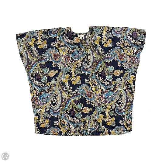 Tunic Short Sleeve By Umgee In Multi-colored, Size: S