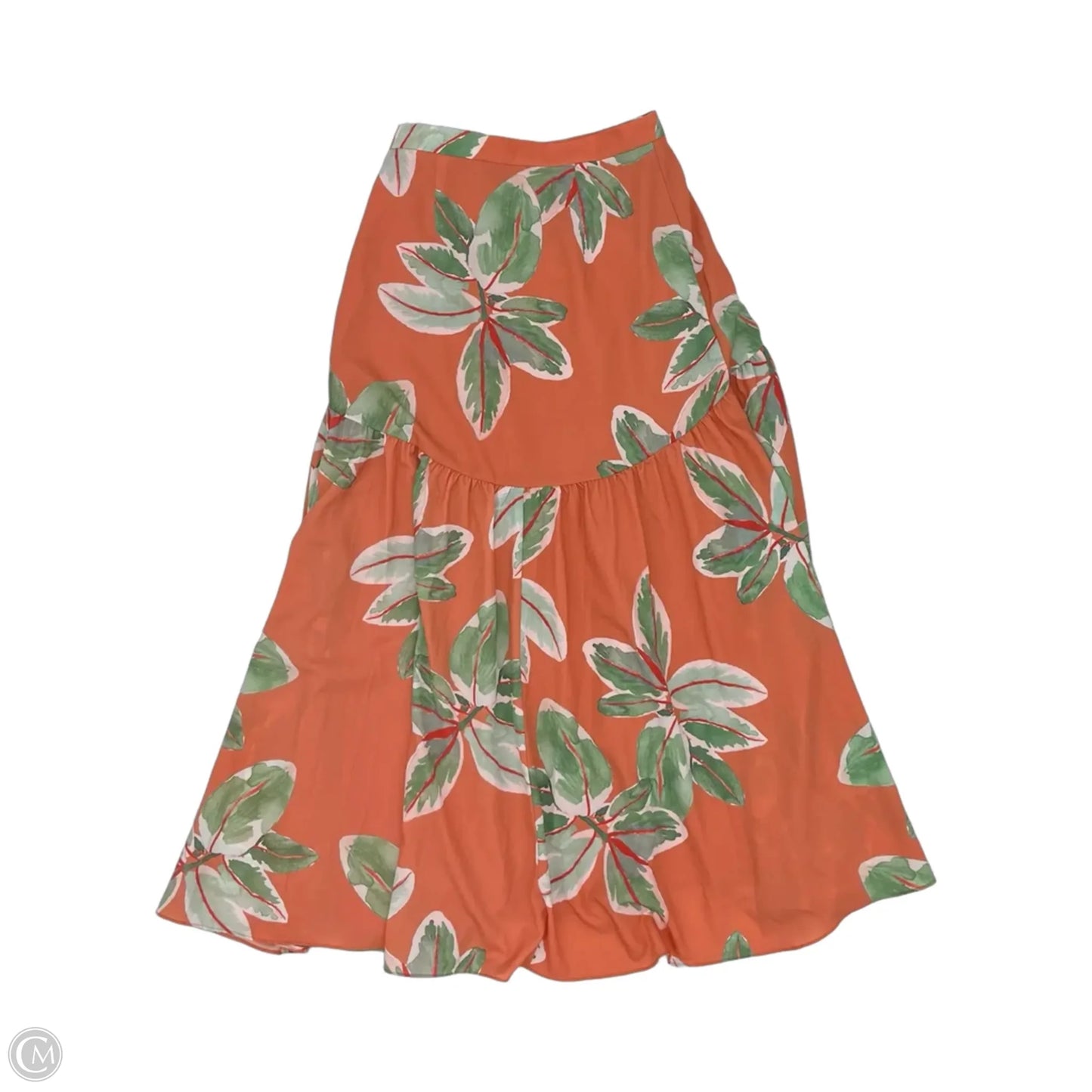 Skirt Midi By Clothes Mentor In Floral Print, Size: Xs