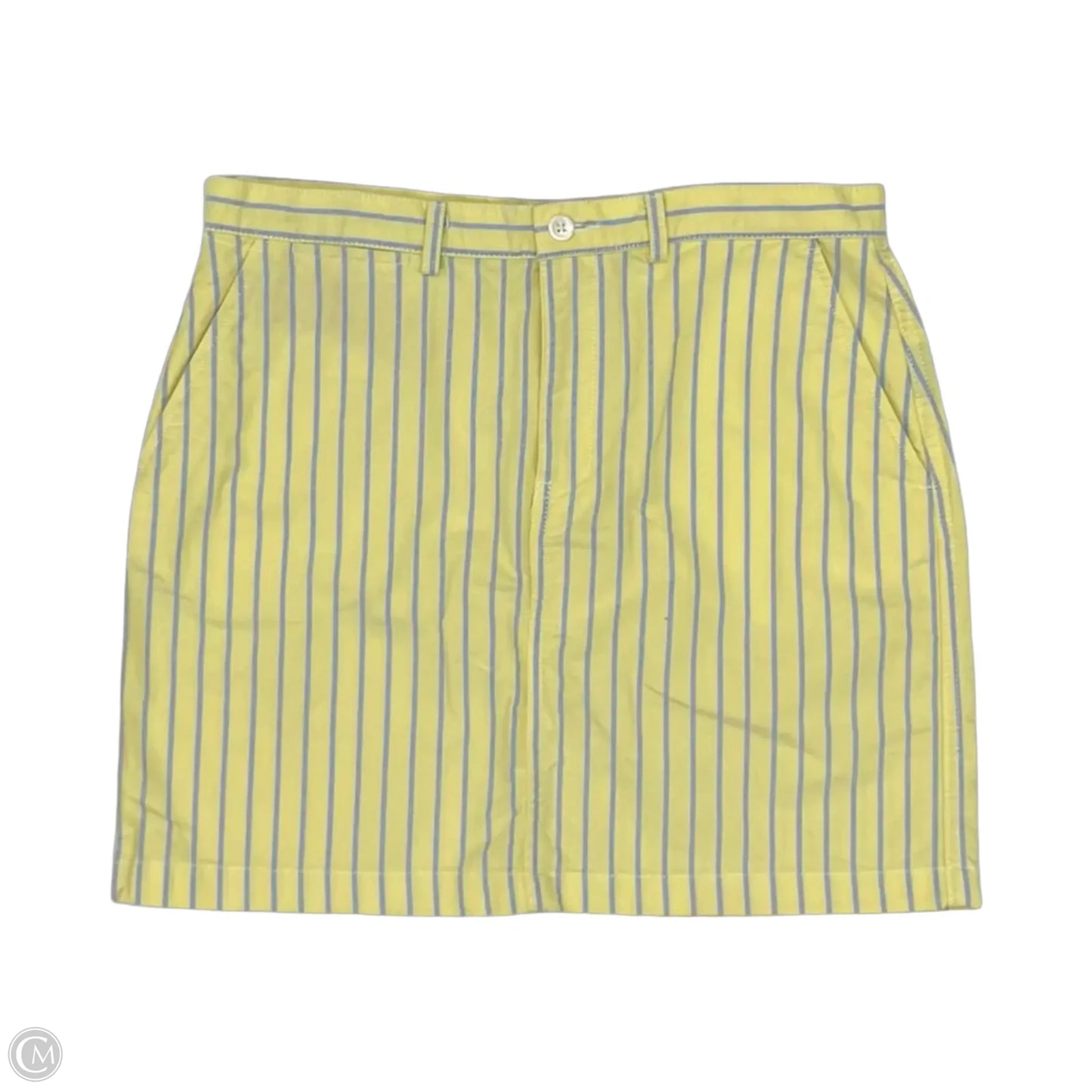 Skirt Mini & Short By Ralph Lauren In Blue & Yellow, Size: 6