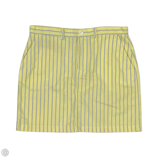 Skirt Mini & Short By Ralph Lauren In Blue & Yellow, Size: 6